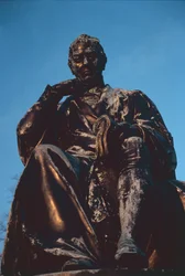 Detail van Standbeeld van Dr. Edward Jenner